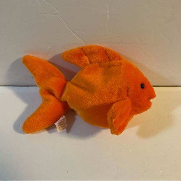 RARE 1994 original Ty Goldie fish beanie baby with ERRORS - Picture 2 of 7
